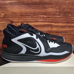 Nike Kyrie Low 5 Dominoes Men's 13 Black White Chile Red shoes DJ6012-001